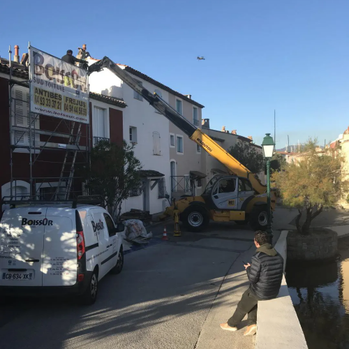 Chantier de couverture